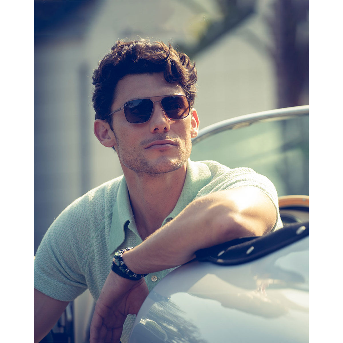 VONZIPPER Lesmore Satin Black & Bronze Sunglasses | Hamilton Place